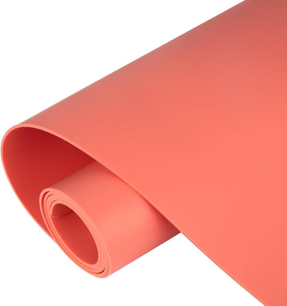 Silicone Mats for Kitchen Counter Thicker Extra Large Heat Resistant Mats Countertop Protector Liners for Bottom of Oven Air Fryer Coffee Maker, 24" x 16" x 2 mm, Translucent