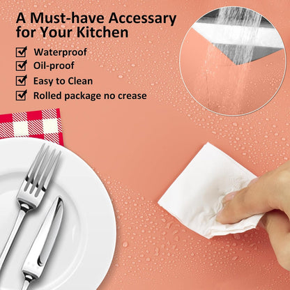 Silicone Mats for Kitchen Counter Thicker Extra Large Heat Resistant Mats Countertop Protector Liners for Bottom of Oven Air Fryer Coffee Maker, 24" x 16" x 2 mm, Translucent
