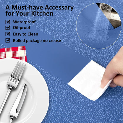 Silicone Mats for Kitchen Counter Thicker Extra Large Heat Resistant Mats Countertop Protector Liners for Bottom of Oven Air Fryer Coffee Maker, 24" x 16" x 2 mm, Translucent