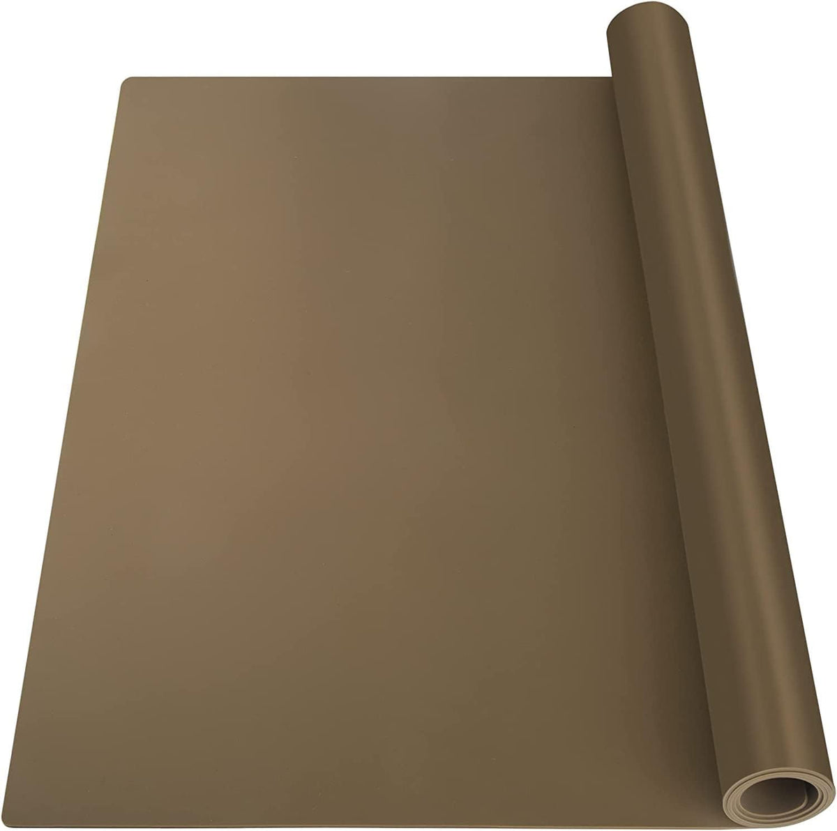 Silicone Mats for Kitchen Counter Thicker Extra Large Heat Resistant Mats Countertop Protector Liners for Bottom of Oven Air Fryer Coffee Maker, 24" x 16" x 2 mm, Translucent