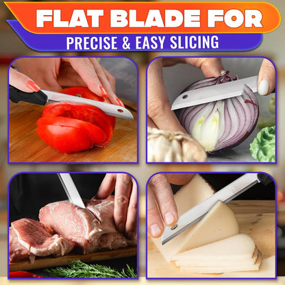 Stainless Steel Poultry Shears, Hardened Blades, Safety Lock | Heavy Duty Kitchen Shears for Food with Nutcracker and Fish Descaler; Spring-Loaded to Cut Chicken, Turkey, Meat and Bone