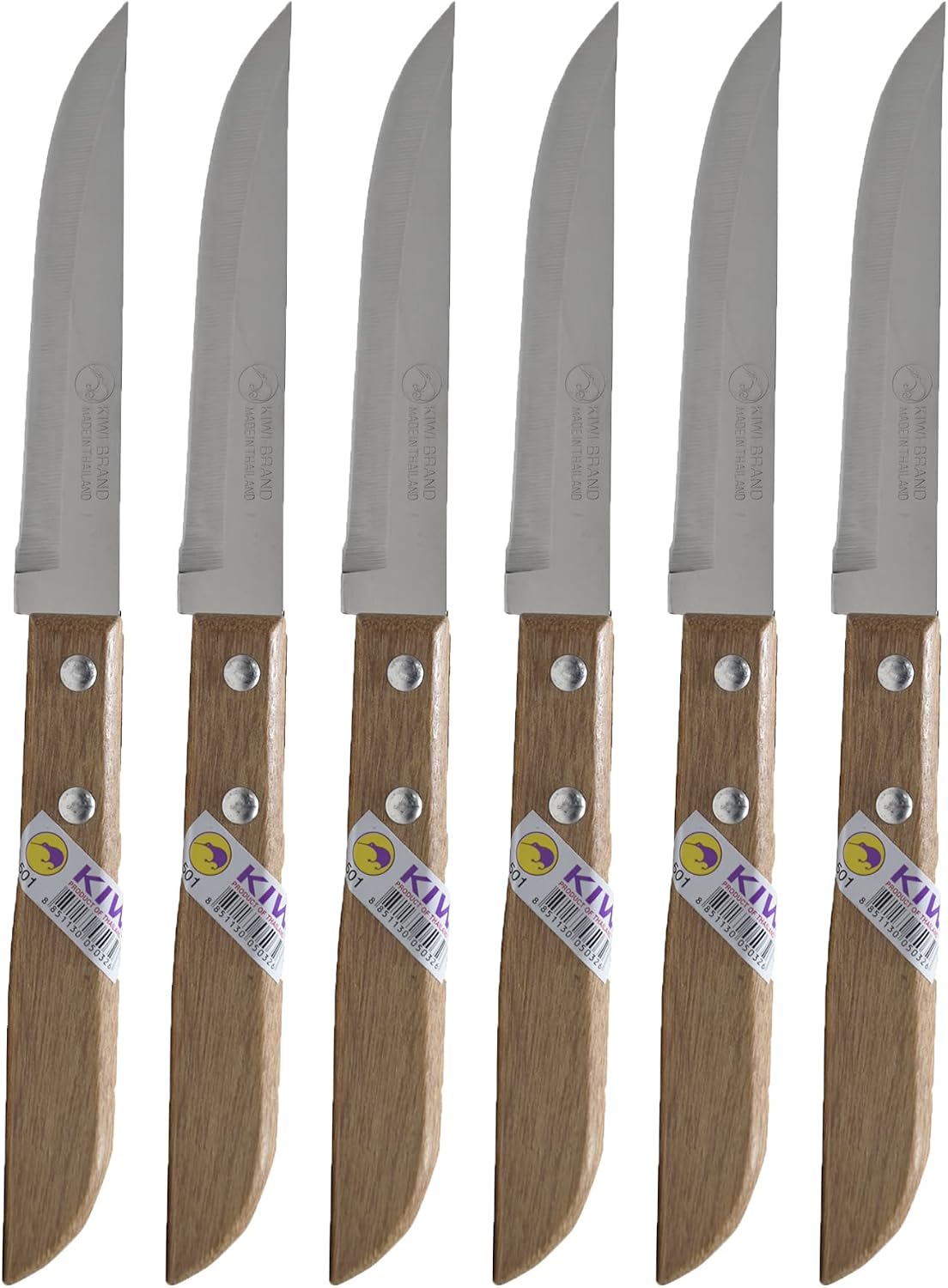 Thai Kitchen Steak Knives Stainless Steel Knives 501 6 Pcs per Set