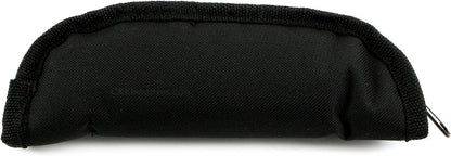 Zipper Pouches for Knives & Tools - (8.75 x 3.50 x 1.50 Inches) - (Nylon Canvas Outer - Jewel Cloth Inner) - (Black/Black) - (Pro Series) - (USA Design) - (by KnifeKits)