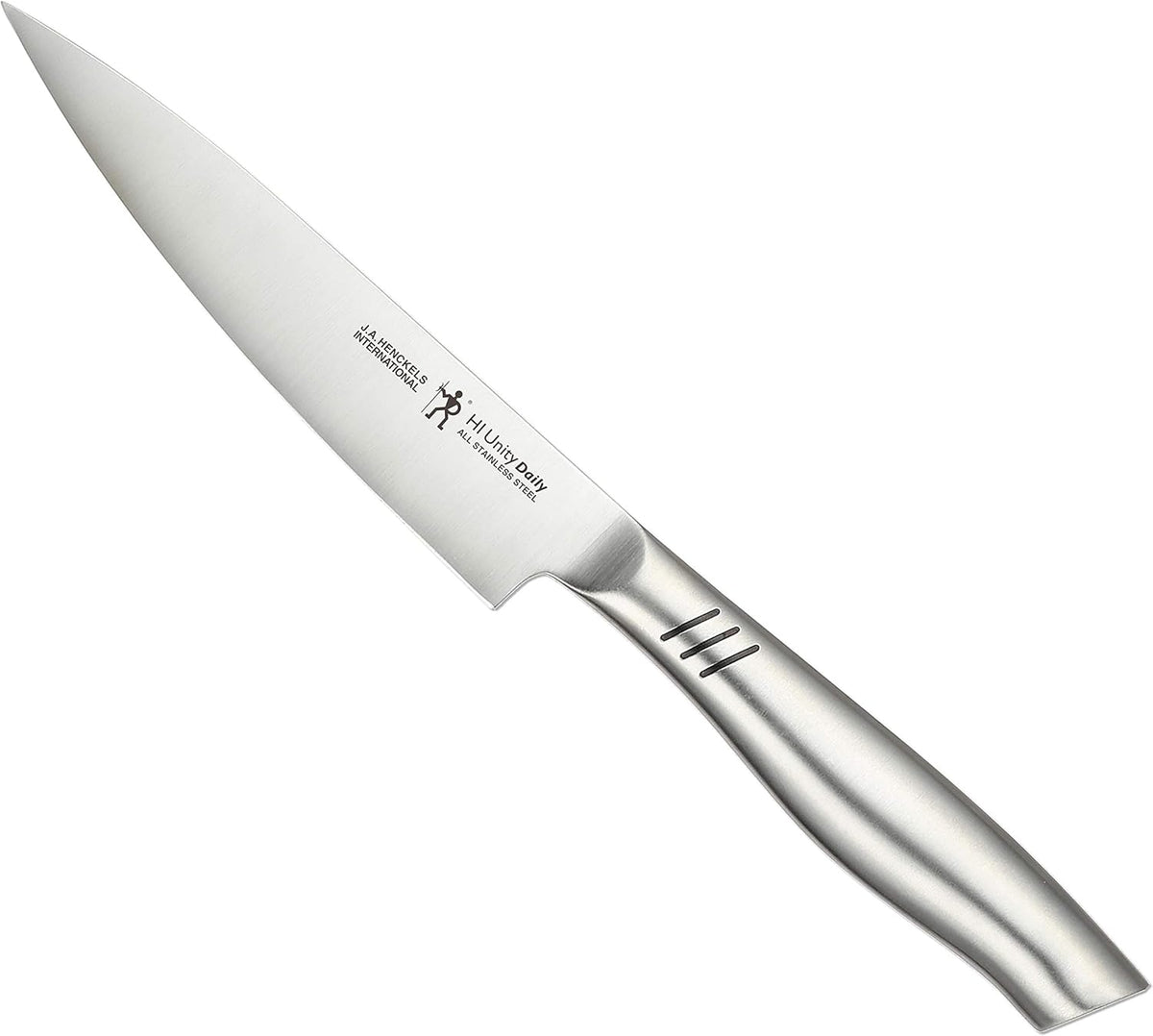 Henckels 19360-131 Unity Daily Petty Knife, 5.1 inches (130 mm), Fruit, Small Knife, All Stainless Steel, Dishwasher Safe