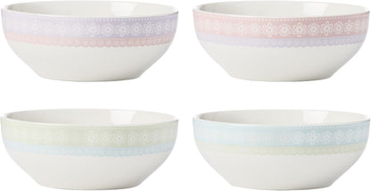 898200 Bunny Hop 4-Piece Cheese Spreader Set, MultiColor