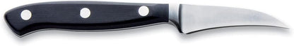 – Premier Plus Peeling Knife - Paring knife with 2.8" blade & 56 HRC - Ideal for cutting fruit & vegetables - Ultra sharp - Stainless steel - Ergonomic handle - High carbon - Made in Germany