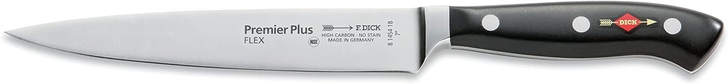 – Premier Plus Peeling Knife - Paring knife with 2.8" blade & 56 HRC - Ideal for cutting fruit & vegetables - Ultra sharp - Stainless steel - Ergonomic handle - High carbon - Made in Germany