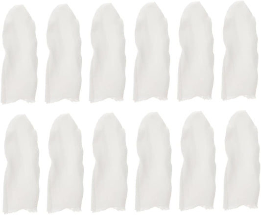200pcs Cut Resistant Slip Finger Cots Reusable Guard Sleeves for Kitchen Gardening Sculpture Professional Work Protection