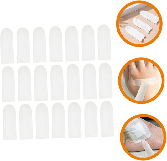 200pcs Cut Resistant Slip Finger Cots Reusable Guard Sleeves for Kitchen Gardening Sculpture Professional Work Protection