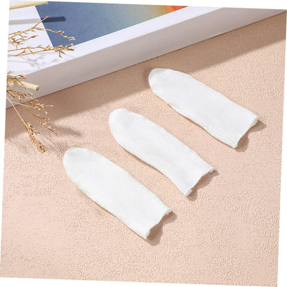 200pcs Cut Resistant Slip Finger Cots Reusable Guard Sleeves for Kitchen Gardening Sculpture Professional Work Protection
