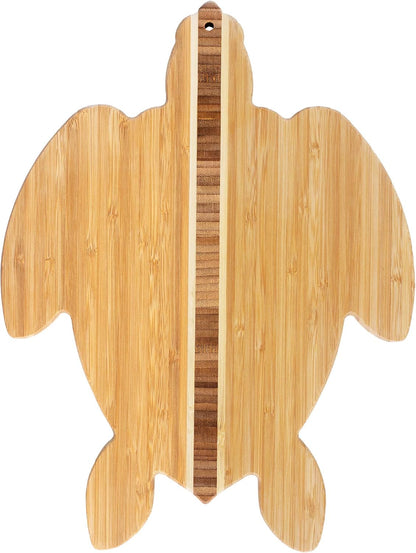 Sea Turtle Shaped Cutting Board and Charcuterie Serving Tray, Great for Wall Display