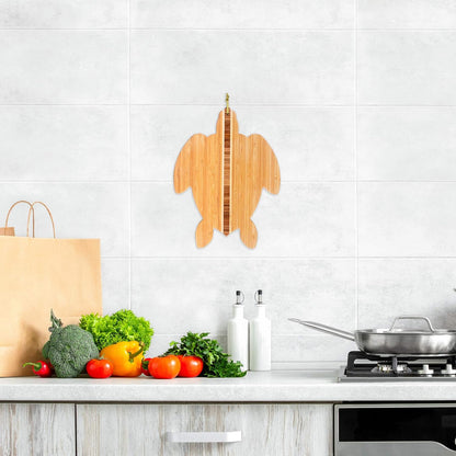 Sea Turtle Shaped Cutting Board and Charcuterie Serving Tray, Great for Wall Display