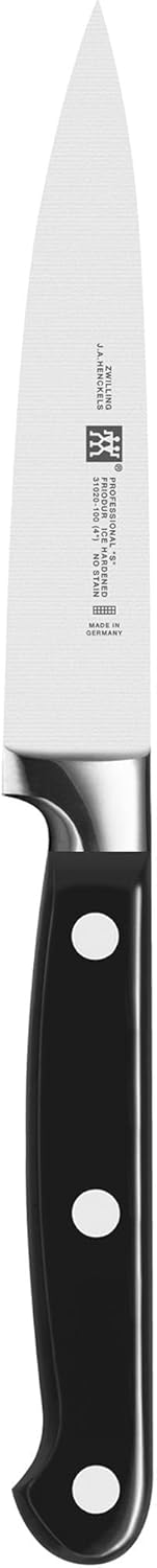 Professional S 4-inch Razor-Sharp German Paring Knife, Made in Company-Owned German Factory with Special Formula Steel perfected for almost 300 Years, Dishwasher Safe