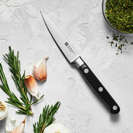 Professional S 4-inch Razor-Sharp German Paring Knife, Made in Company-Owned German Factory with Special Formula Steel perfected for almost 300 Years, Dishwasher Safe