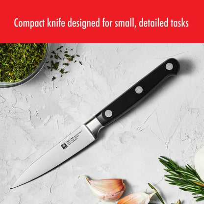 Professional S 4-inch Razor-Sharp German Paring Knife, Made in Company-Owned German Factory with Special Formula Steel perfected for almost 300 Years, Dishwasher Safe