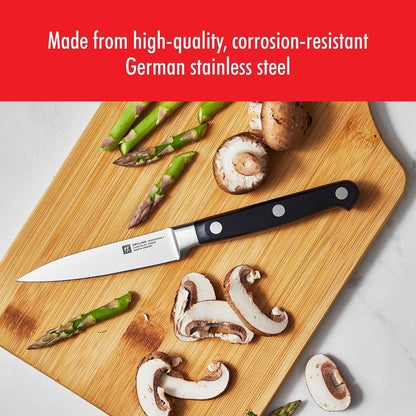 Professional S 4-inch Razor-Sharp German Paring Knife, Made in Company-Owned German Factory with Special Formula Steel perfected for almost 300 Years, Dishwasher Safe
