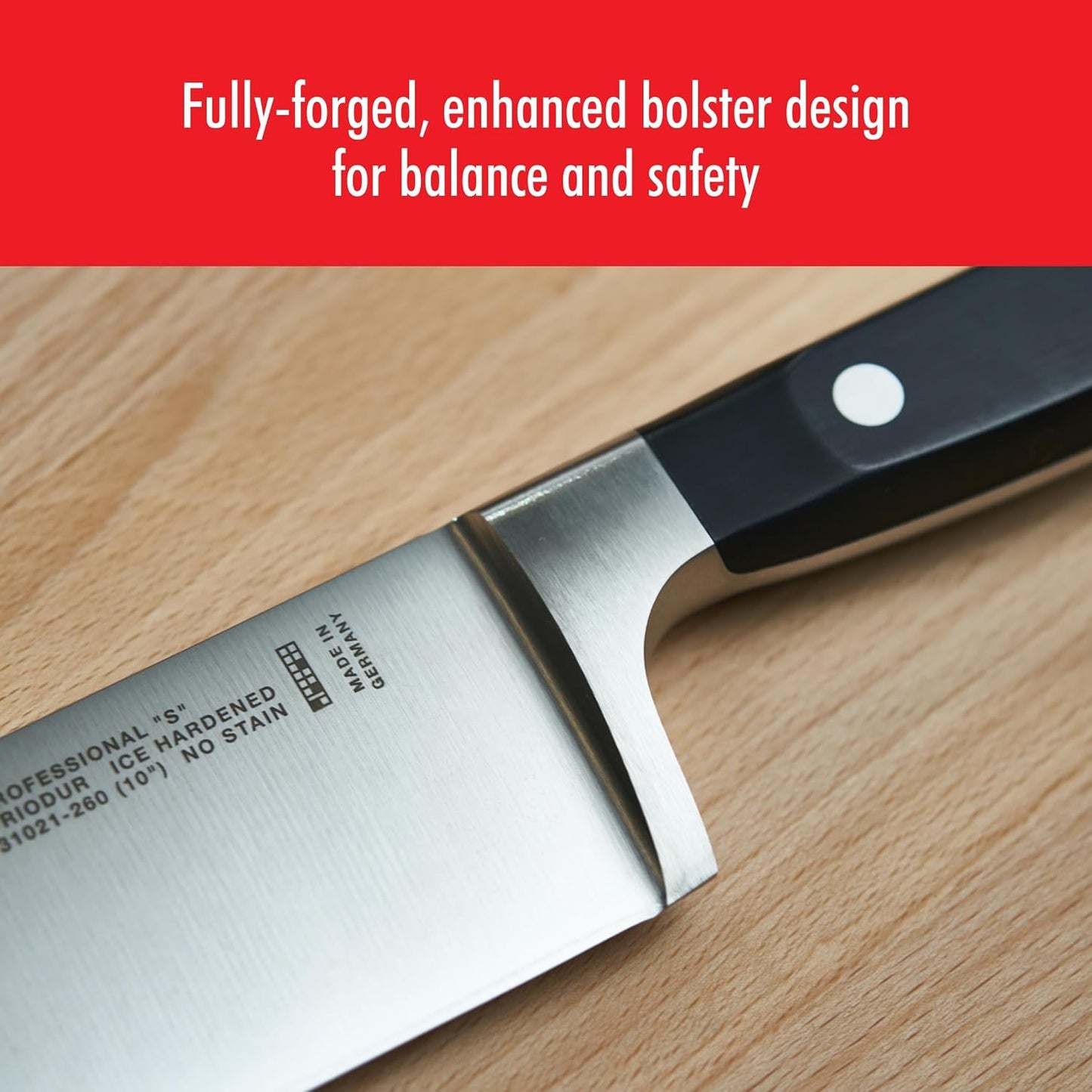 Professional S 4-inch Razor-Sharp German Paring Knife, Made in Company-Owned German Factory with Special Formula Steel perfected for almost 300 Years, Dishwasher Safe