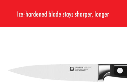 Professional S 4-inch Razor-Sharp German Paring Knife, Made in Company-Owned German Factory with Special Formula Steel perfected for almost 300 Years, Dishwasher Safe