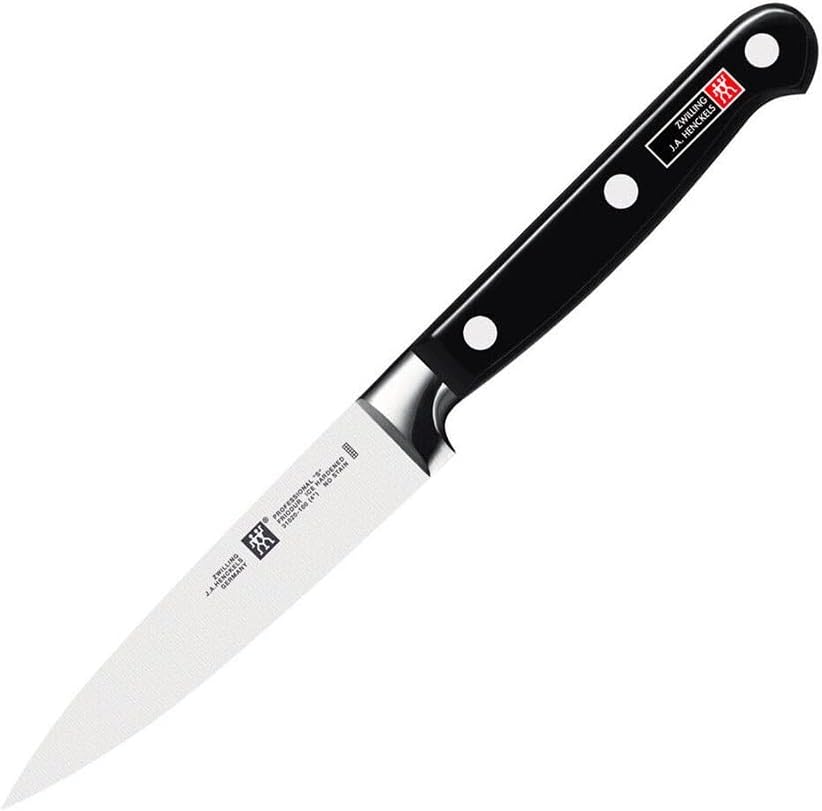 Professional S 4-inch Razor-Sharp German Paring Knife, Made in Company-Owned German Factory with Special Formula Steel perfected for almost 300 Years, Dishwasher Safe