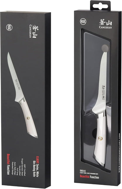 Cangshan ELBERT Series German Steel Forged 6" Boning Knife (Black)