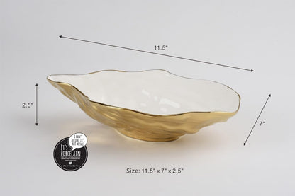 Large Oyster Bowl, Waves, Kitchen, Gift
