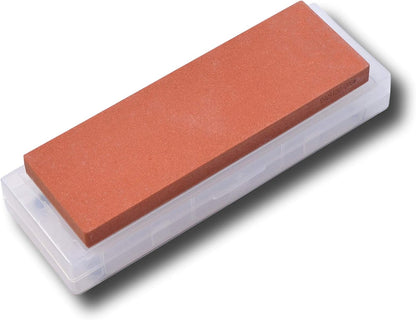 Japanese Whetstone #400 Grit, Professional Knife Sharpening Stone Set with Non-Slip Base Case, Made in JAPAN