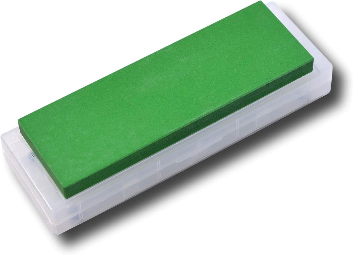 Japanese Whetstone #400 Grit, Professional Knife Sharpening Stone Set with Non-Slip Base Case, Made in JAPAN