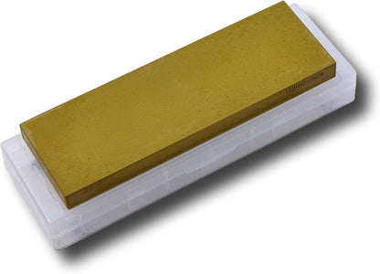 Japanese Whetstone #400 Grit, Professional Knife Sharpening Stone Set with Non-Slip Base Case, Made in JAPAN