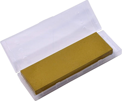 Japanese Whetstone #400 Grit, Professional Knife Sharpening Stone Set with Non-Slip Base Case, Made in JAPAN