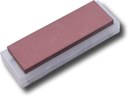 Japanese Whetstone #400 Grit, Professional Knife Sharpening Stone Set with Non-Slip Base Case, Made in JAPAN