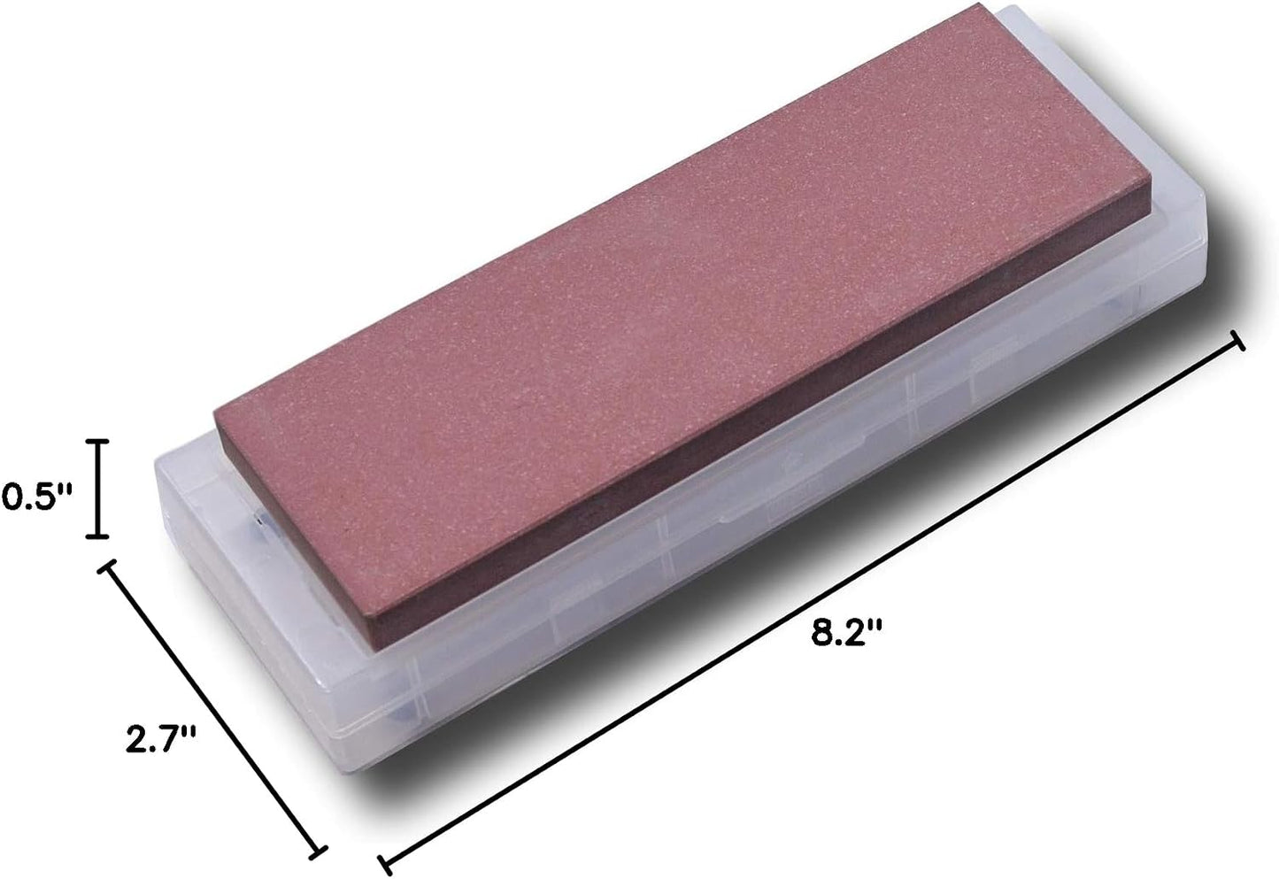 Japanese Whetstone #400 Grit, Professional Knife Sharpening Stone Set with Non-Slip Base Case, Made in JAPAN