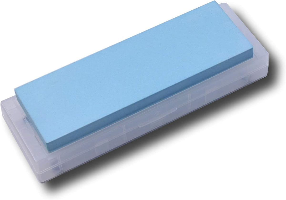 Japanese Whetstone #400 Grit, Professional Knife Sharpening Stone Set with Non-Slip Base Case, Made in JAPAN