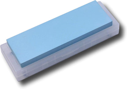 Japanese Whetstone #400 Grit, Professional Knife Sharpening Stone Set with Non-Slip Base Case, Made in JAPAN