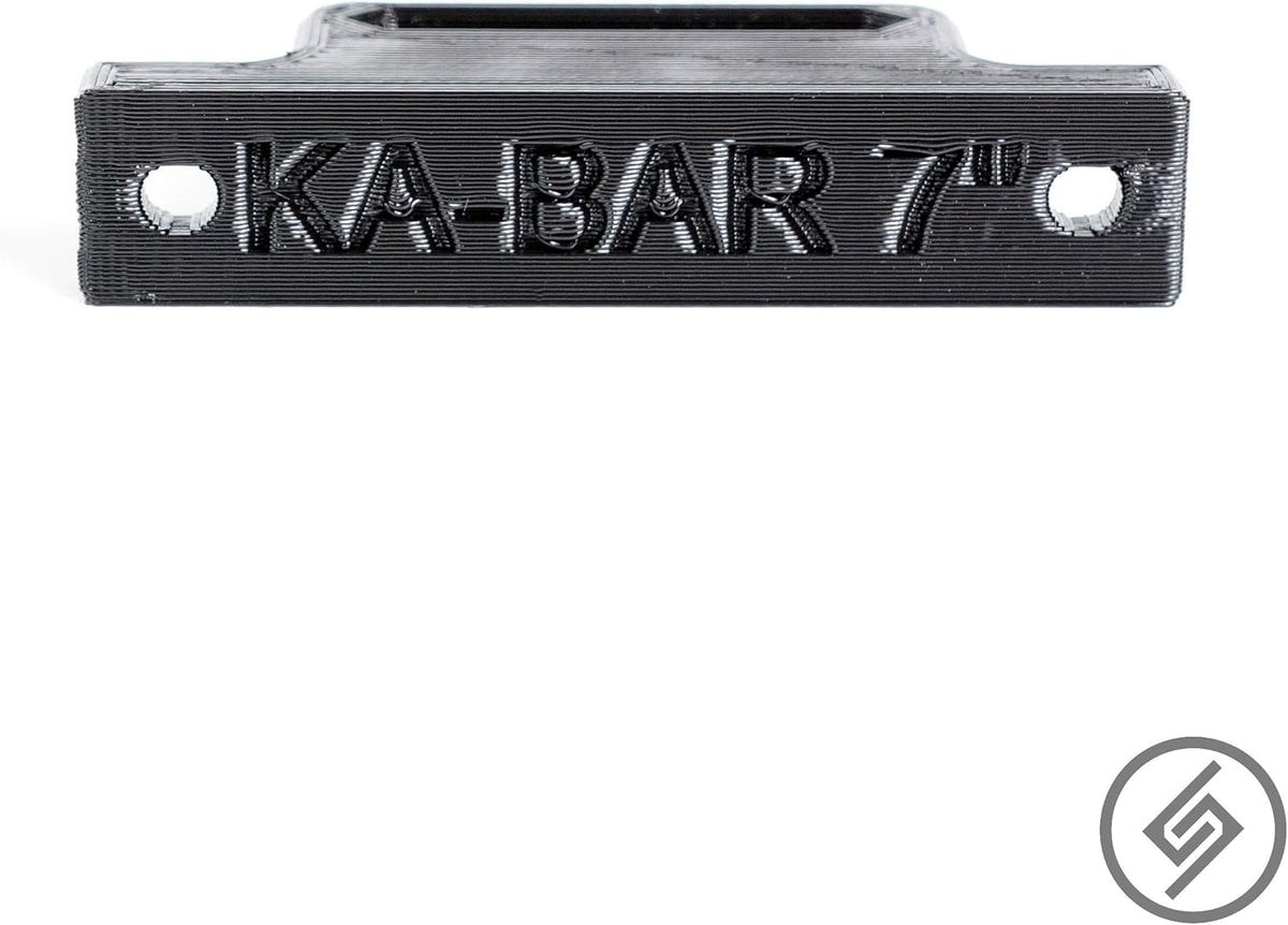 KA-BAR 7" Fixed Blade Knife Wall Mount | Display Storage Holder for Hunting Fishing Safe Man Cave Fathers Day