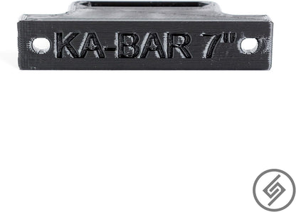 KA-BAR 7" Fixed Blade Knife Wall Mount | Display Storage Holder for Hunting Fishing Safe Man Cave Fathers Day