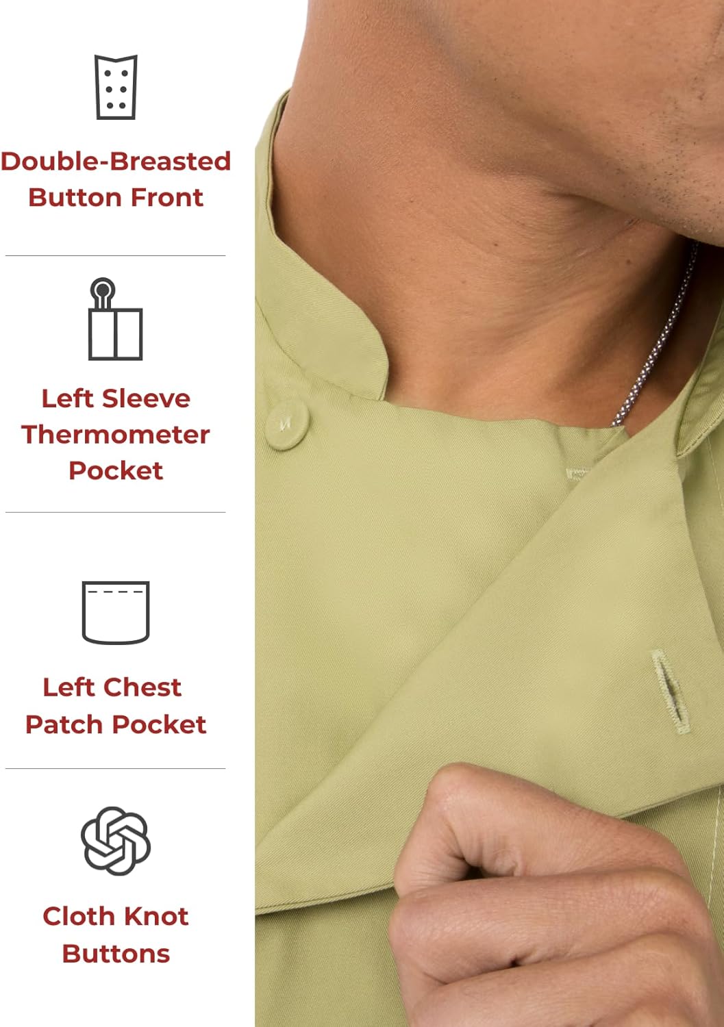 Men's Morocco Chef Coat