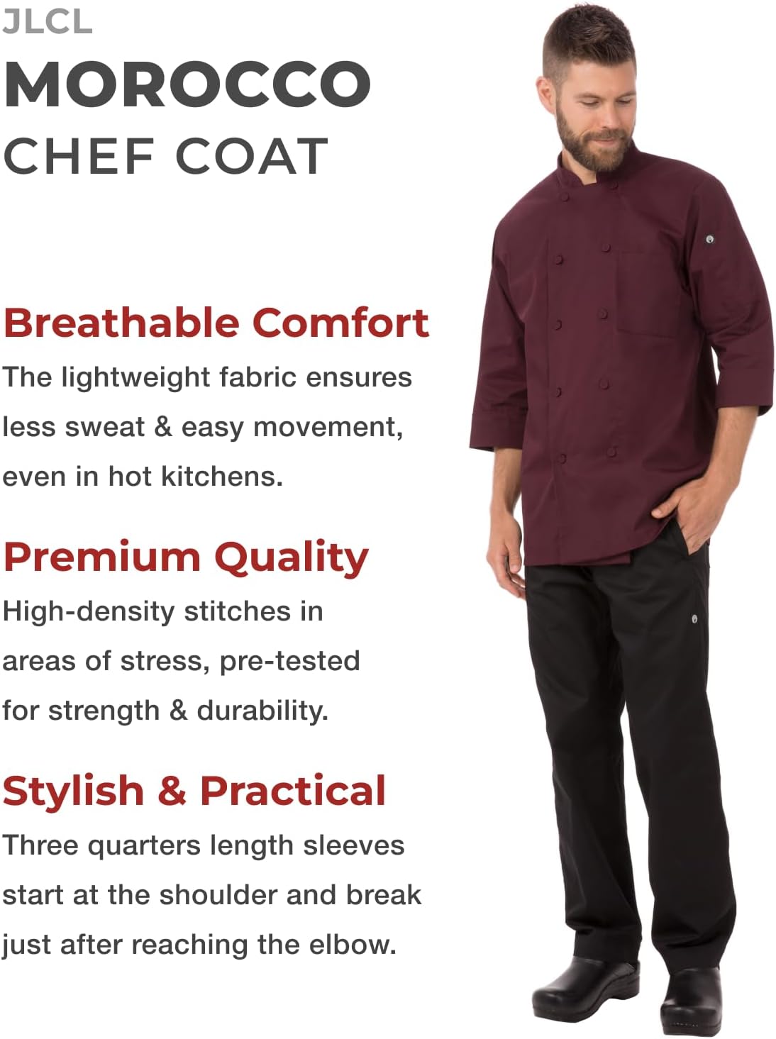 Men's Morocco Chef Coat