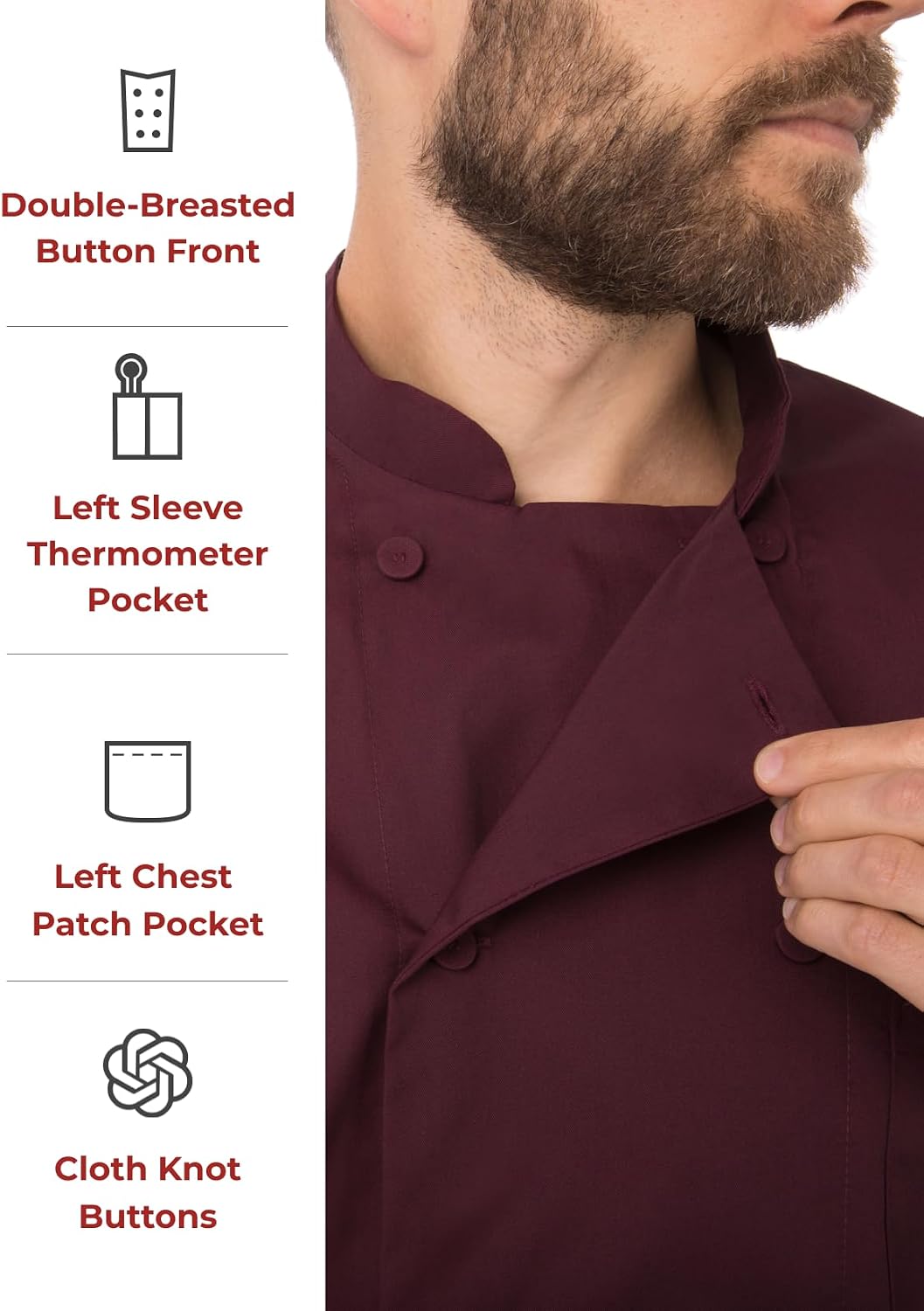 Men's Morocco Chef Coat
