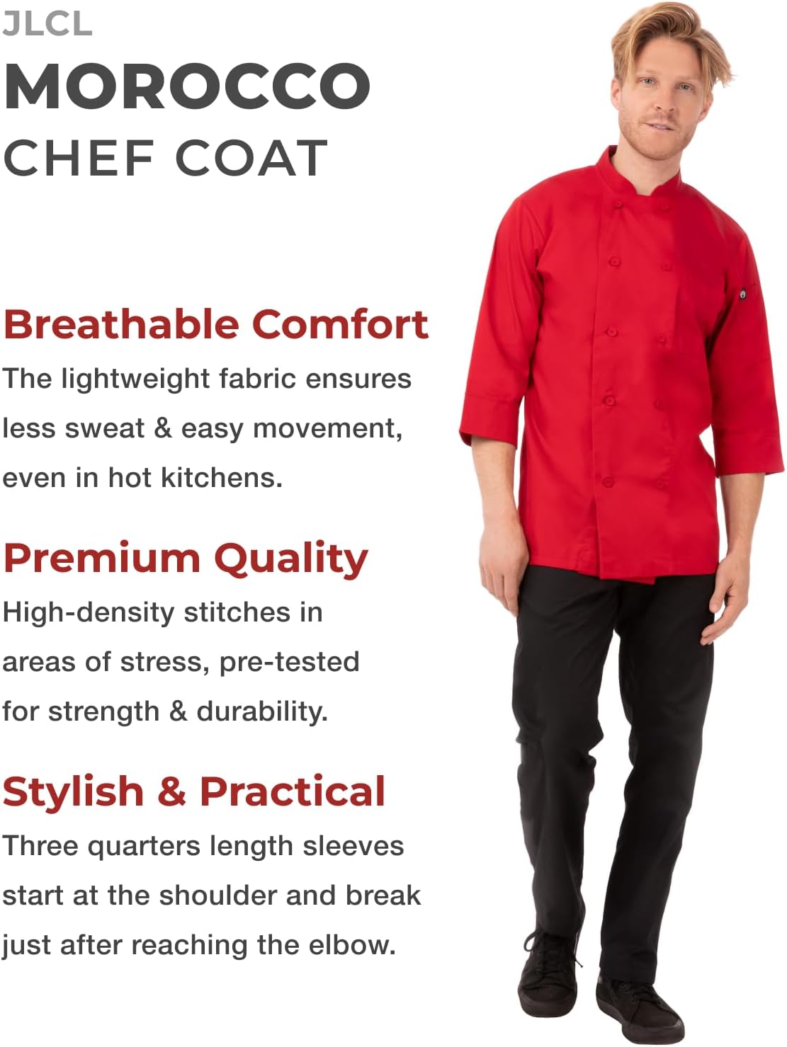 Men's Morocco Chef Coat