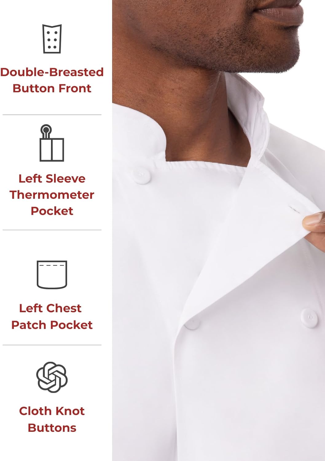 Men's Morocco Chef Coat