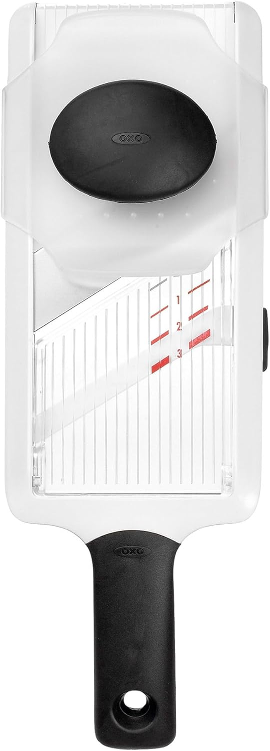 Good Grips Handheld Mandoline Slicer for Kitchen, Adjustable Vegetable Slicer