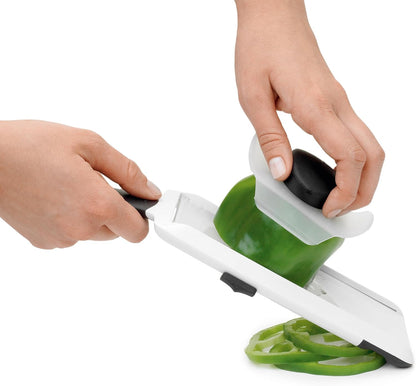 Good Grips Handheld Mandoline Slicer for Kitchen, Adjustable Vegetable Slicer