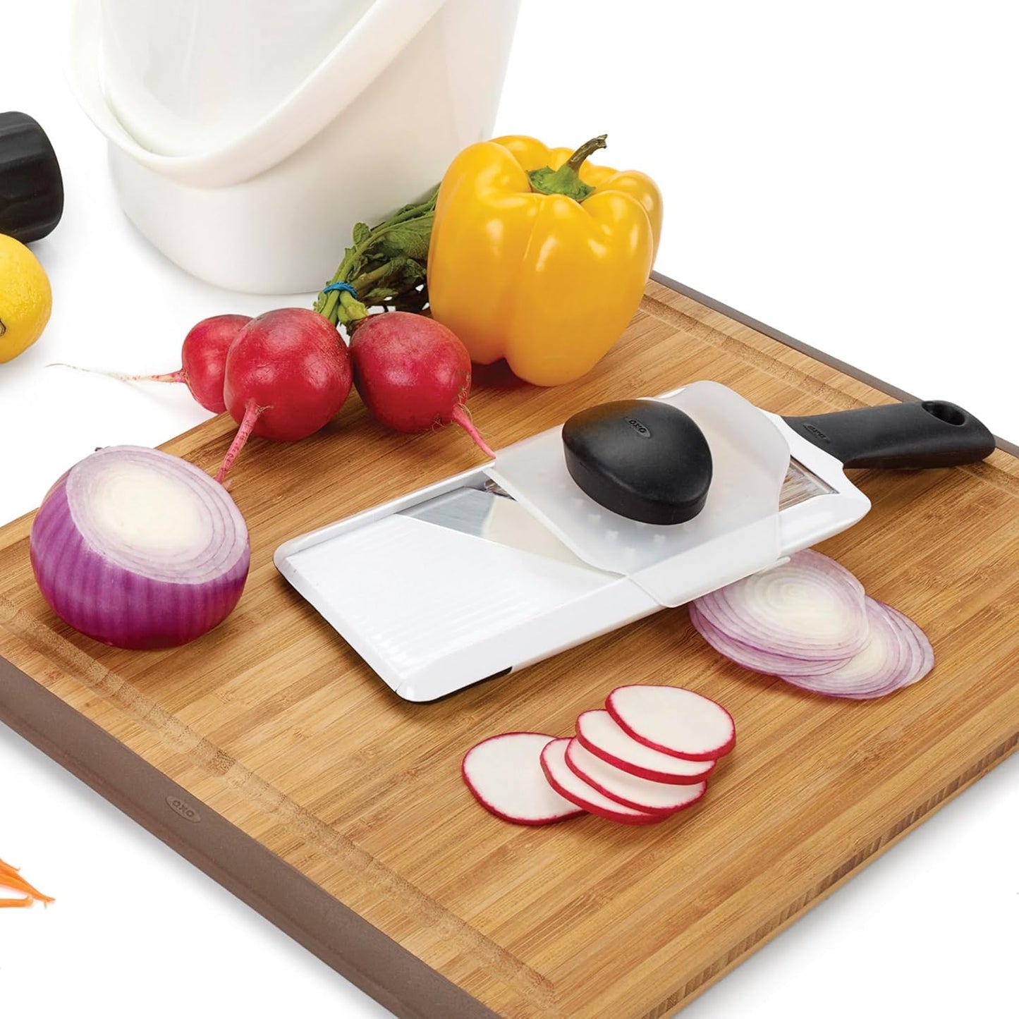 Good Grips Handheld Mandoline Slicer for Kitchen, Adjustable Vegetable Slicer