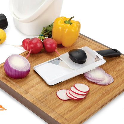 Good Grips Handheld Mandoline Slicer for Kitchen, Adjustable Vegetable Slicer