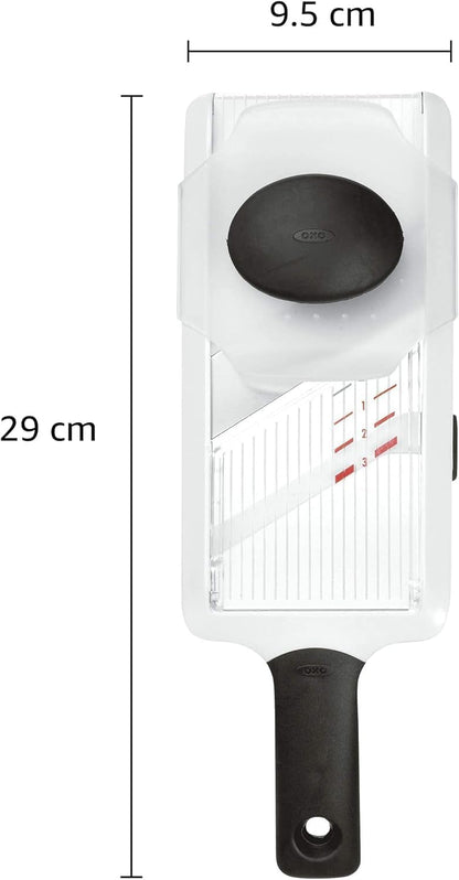 Good Grips Handheld Mandoline Slicer for Kitchen, Adjustable Vegetable Slicer