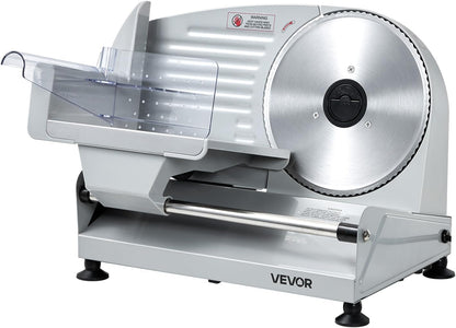 Meat Slicer, 7.5" Electric Deli Slicer with SUS420 Blade & 0-0.6" Adjustable Thickness, 200W Home Food-Slicer for Frozen Meat, Ham, Baguett, Steak, UL Approved