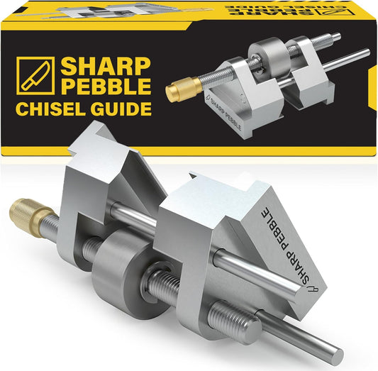 Honing Guide for Chisels and Planes - Chisel Sharpening Jig | Fits Chisels 0.25' to 1.96' & Planer Blades 1.41' to 3.22' - Stainless Steel