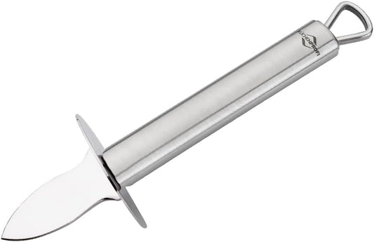 Kuechenprofi Oyster Knife, 7.5", Silver | Oyster Opener for Shells and Shellfish, 21 cm Total Length, Dishwasher Safe, Rustproof Stainless Steel