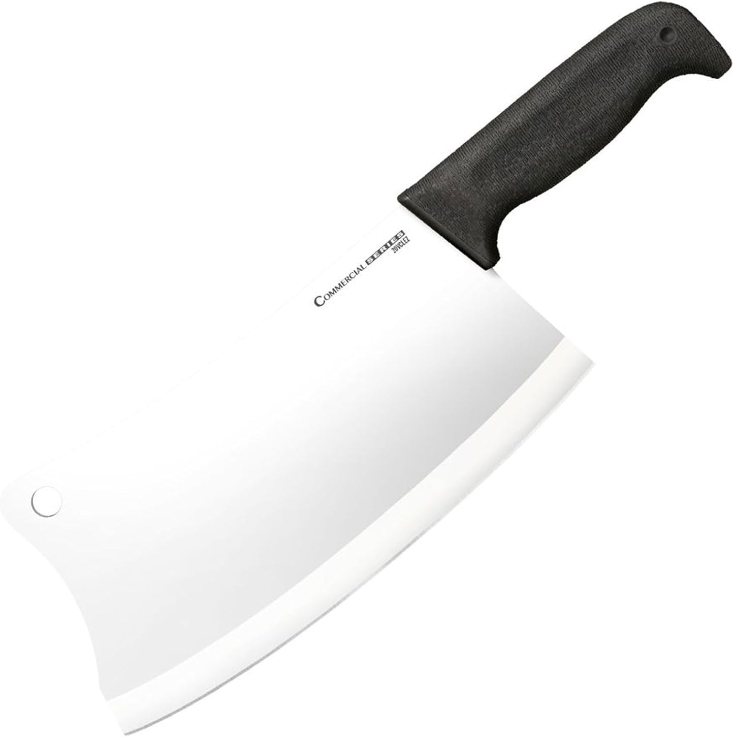 Cold Steel Cleaver 9" Durable Cryo-Quenched German 4116 Stainless Steel Fixed Blade Knife with Kray-Ex Handle Heavy Duty Commercial Grade for Butchery, Kitchen, Hunting & Field Use