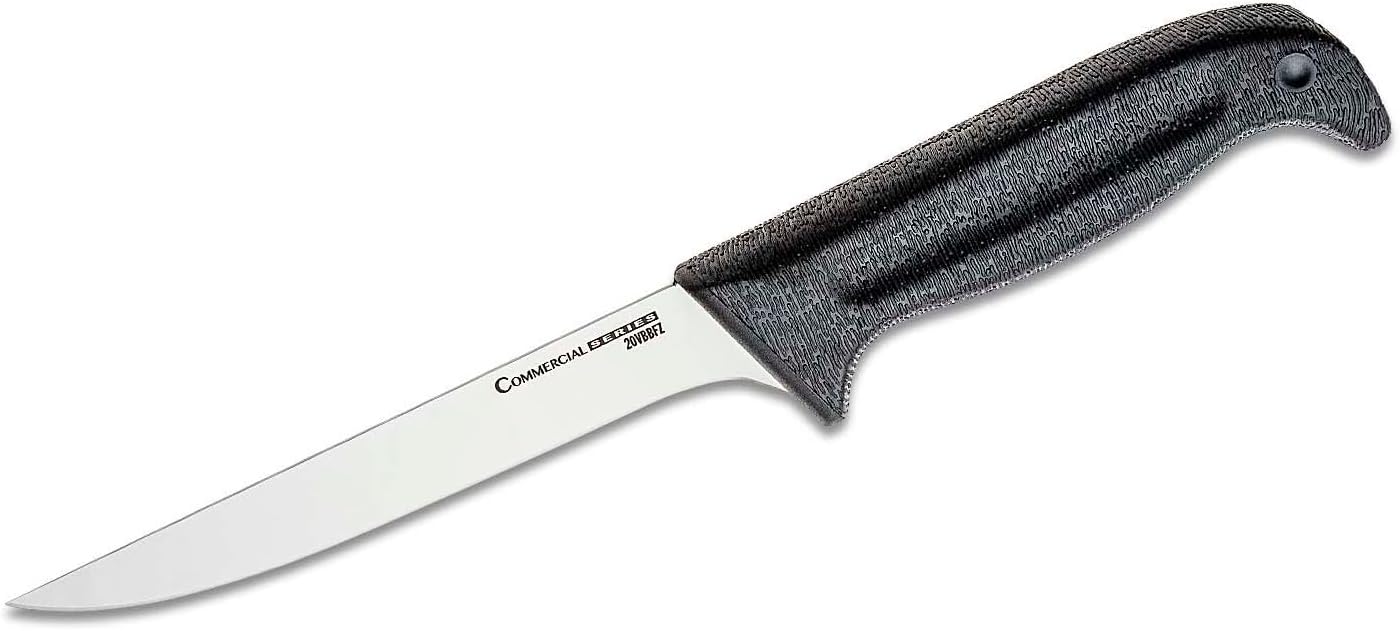 Cold Steel Cleaver 9" Durable Cryo-Quenched German 4116 Stainless Steel Fixed Blade Knife with Kray-Ex Handle Heavy Duty Commercial Grade for Butchery, Kitchen, Hunting & Field Use